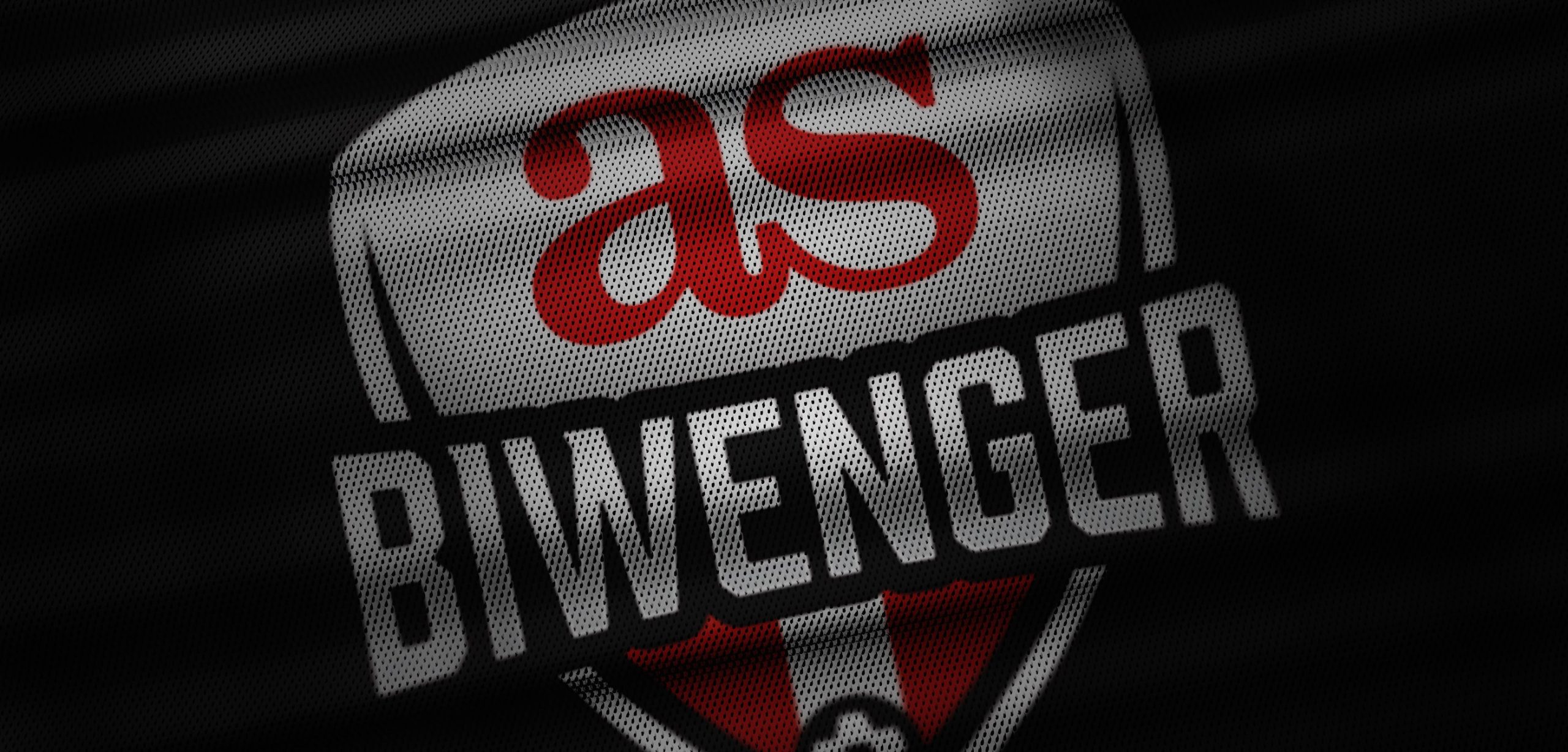 Detalle del logotipo de As Biwenger con una textura