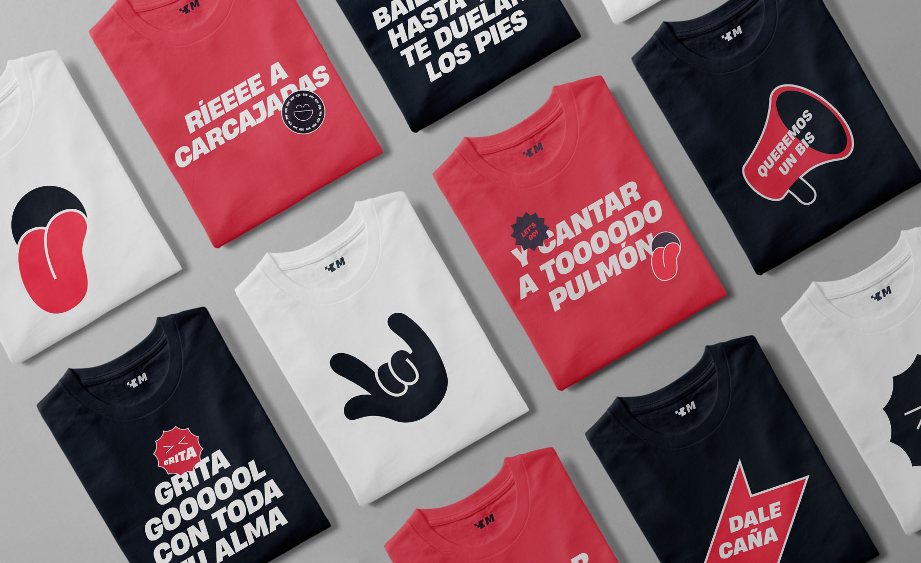 Diseño de camisetas para el branding de Compralaentrada