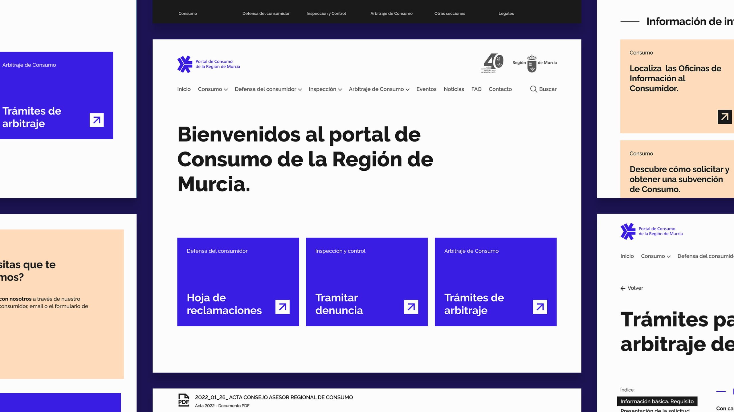 Ejemplo de diseño web
